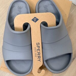 NIB ✨ Sperry Gray Comfort Slide Sandals | Lightweight EVA Pool Slides | Unisex